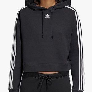 Women’s Adidas Originals Cropped Pullover Hoody